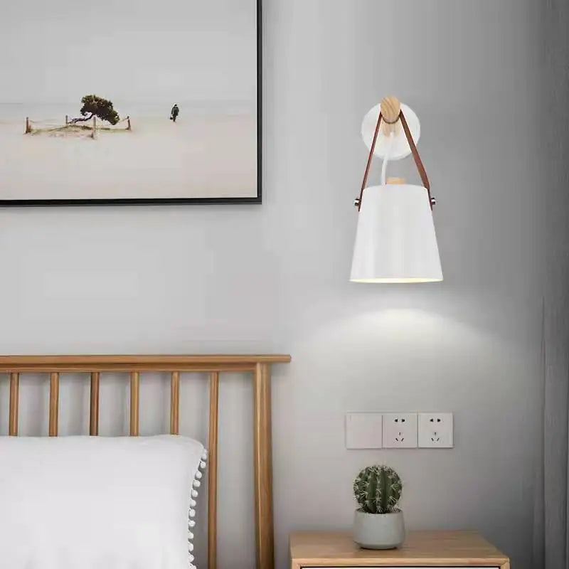 Macaron Table Lamp, Wooden Wall Light, Lighting Fixture