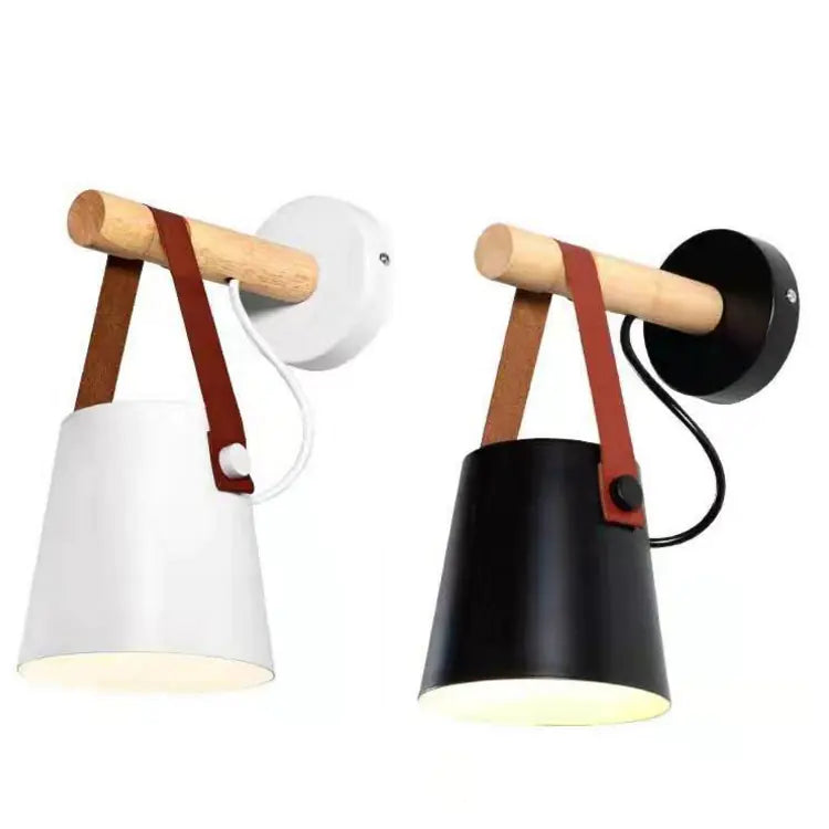 Macaron Table Lamp, Wooden Wall Light, Lighting Fixture